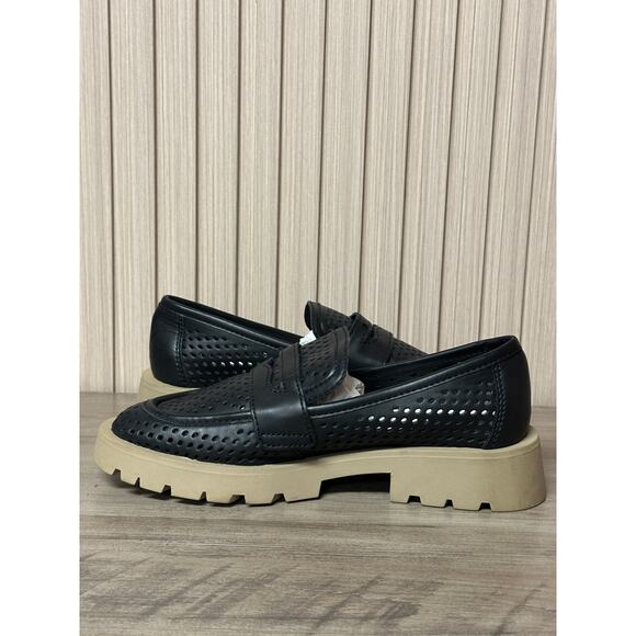 Dolce Vita Women’s Ersula Perforated Loafers Black Size 5 - Picture 10 of 11